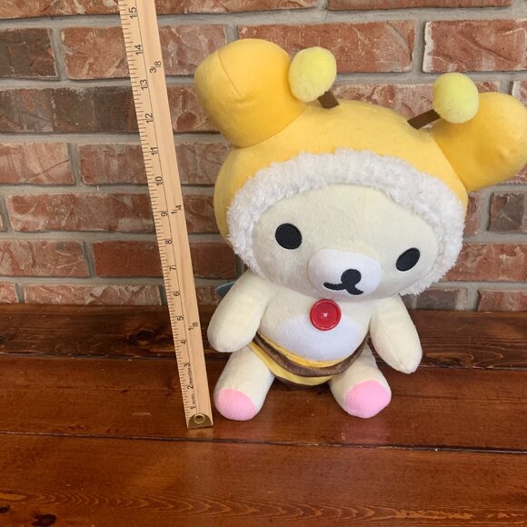 Rilakkuma Bee Costume Bear Cute Kawaii Cream Yellow Bear Wings Toy Plush Easter - Picture 11 of 14
